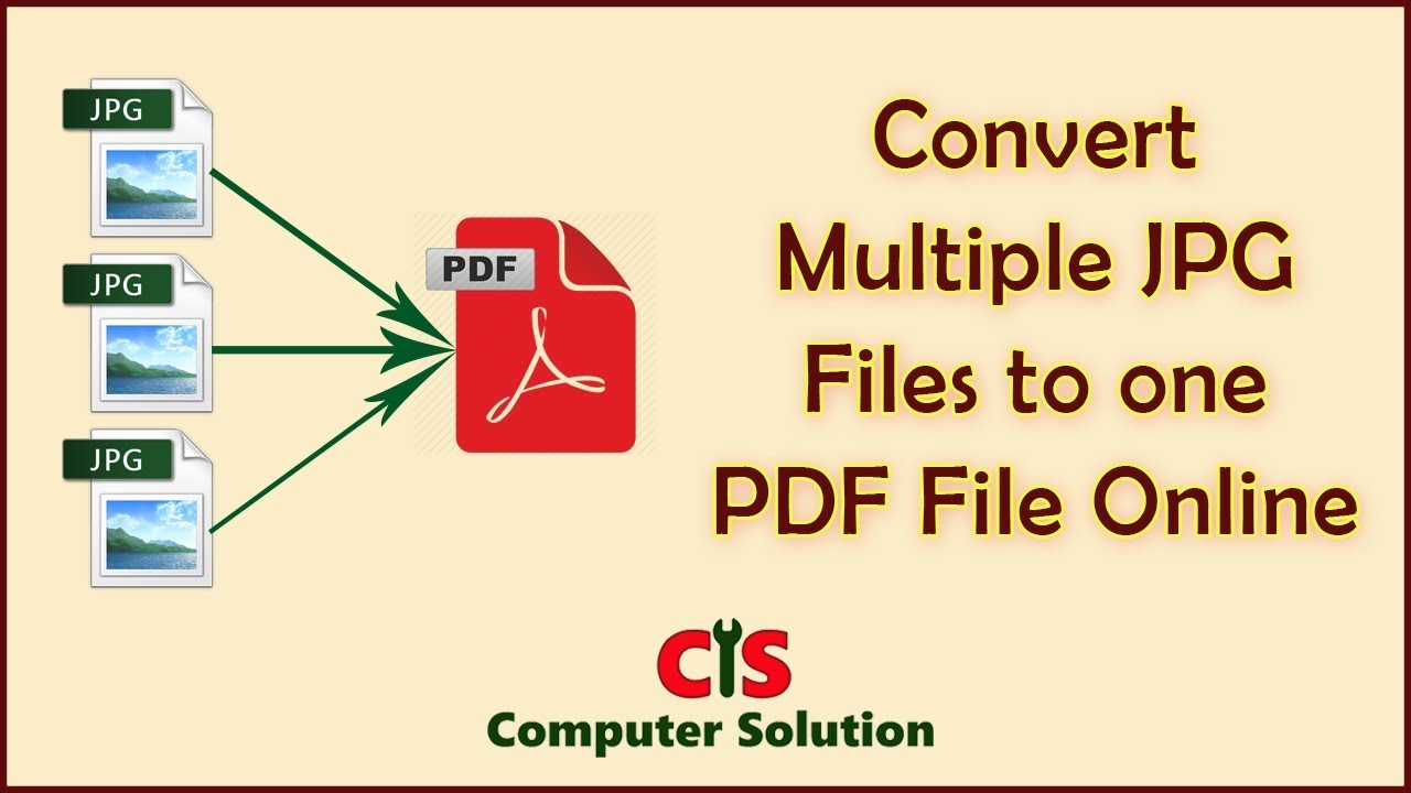 Easily Convert Multiple JPGs into a Single PDF 📄