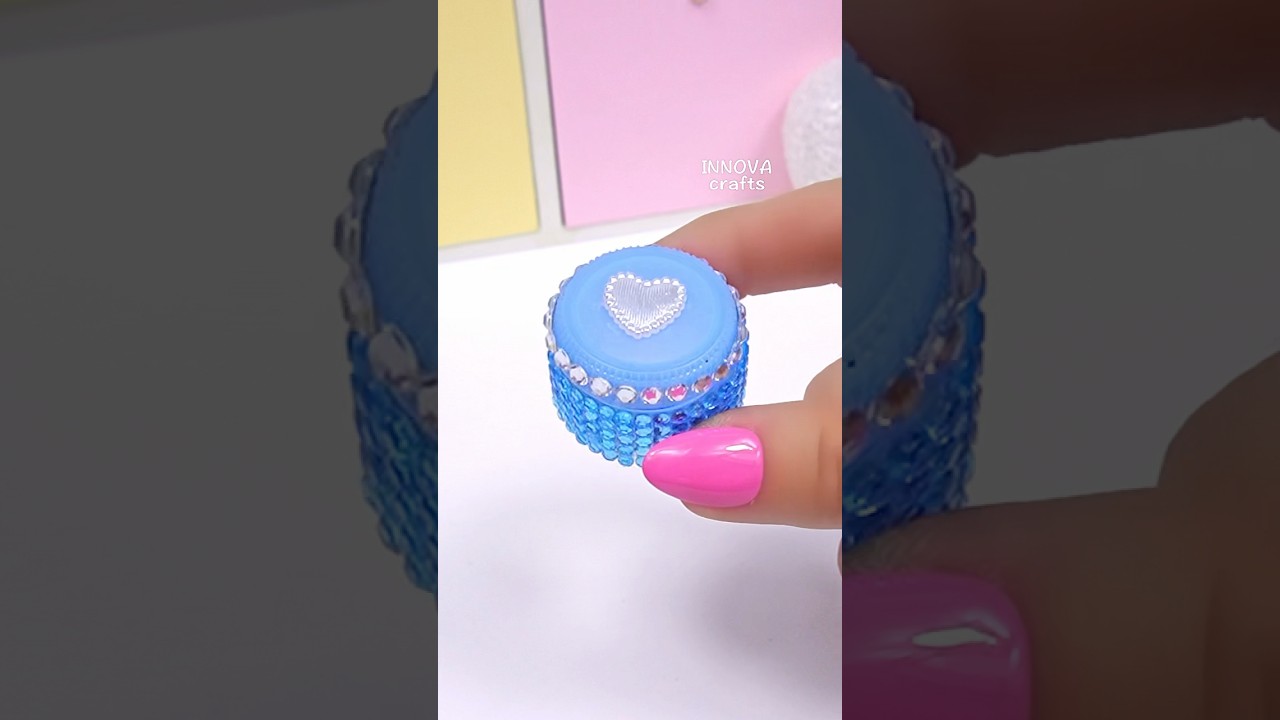 Create a Cute Mini Storage Box from a Plastic Bottle! ♻️
