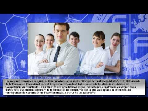 Ssce0110 Docencia De La Formacion Profesional Para El Empleo A Distancia - Cursos Online