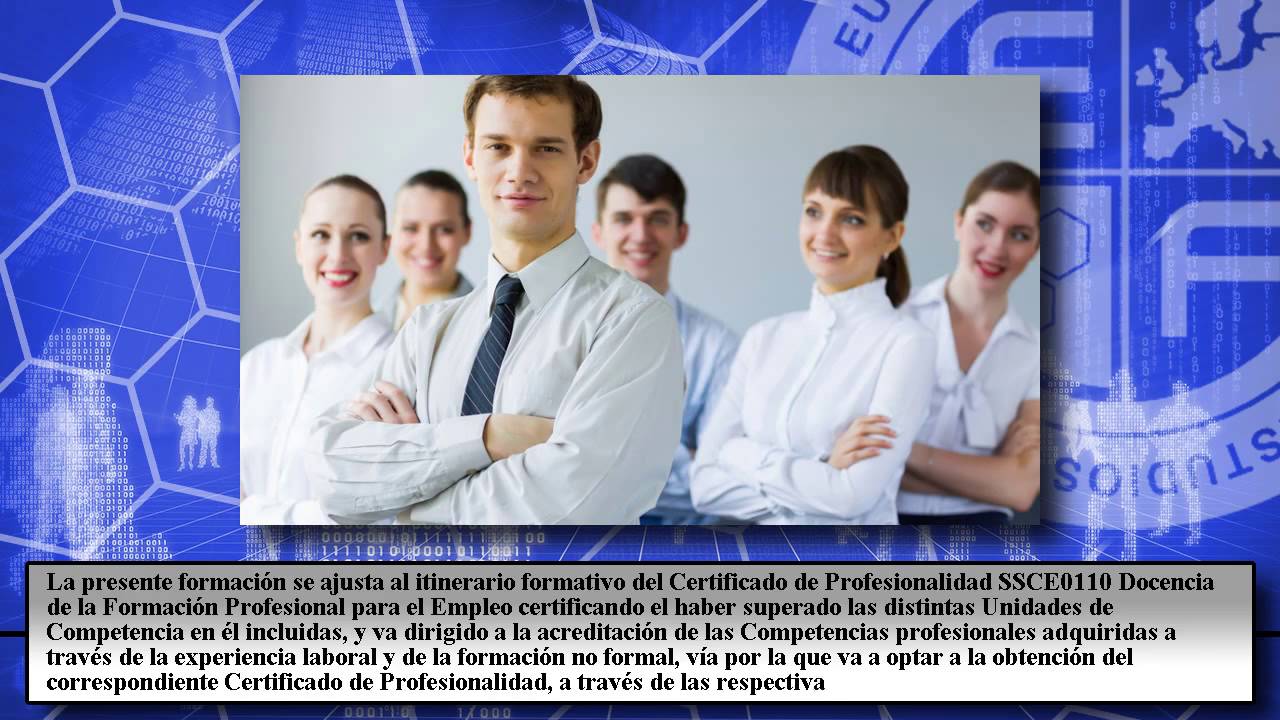 Ssce0110 Docencia de la Formación Profesional para el Empleo a Distancia - Cursos Online