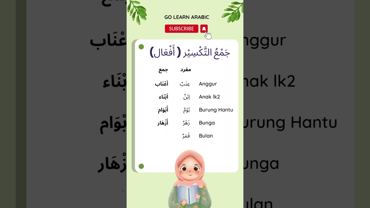 Belajar Jamak Taksir dalam Bahasa Arab 📚