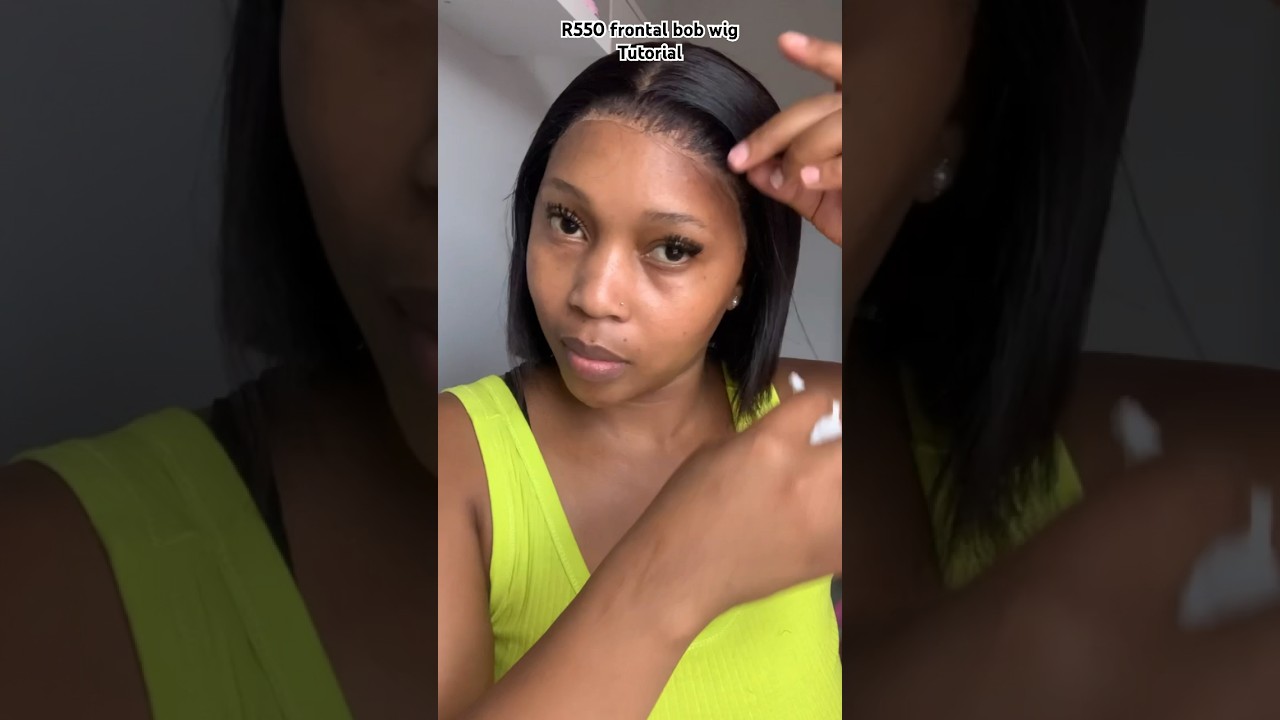 How to Install My R550 Frontal Bob Wig ✨