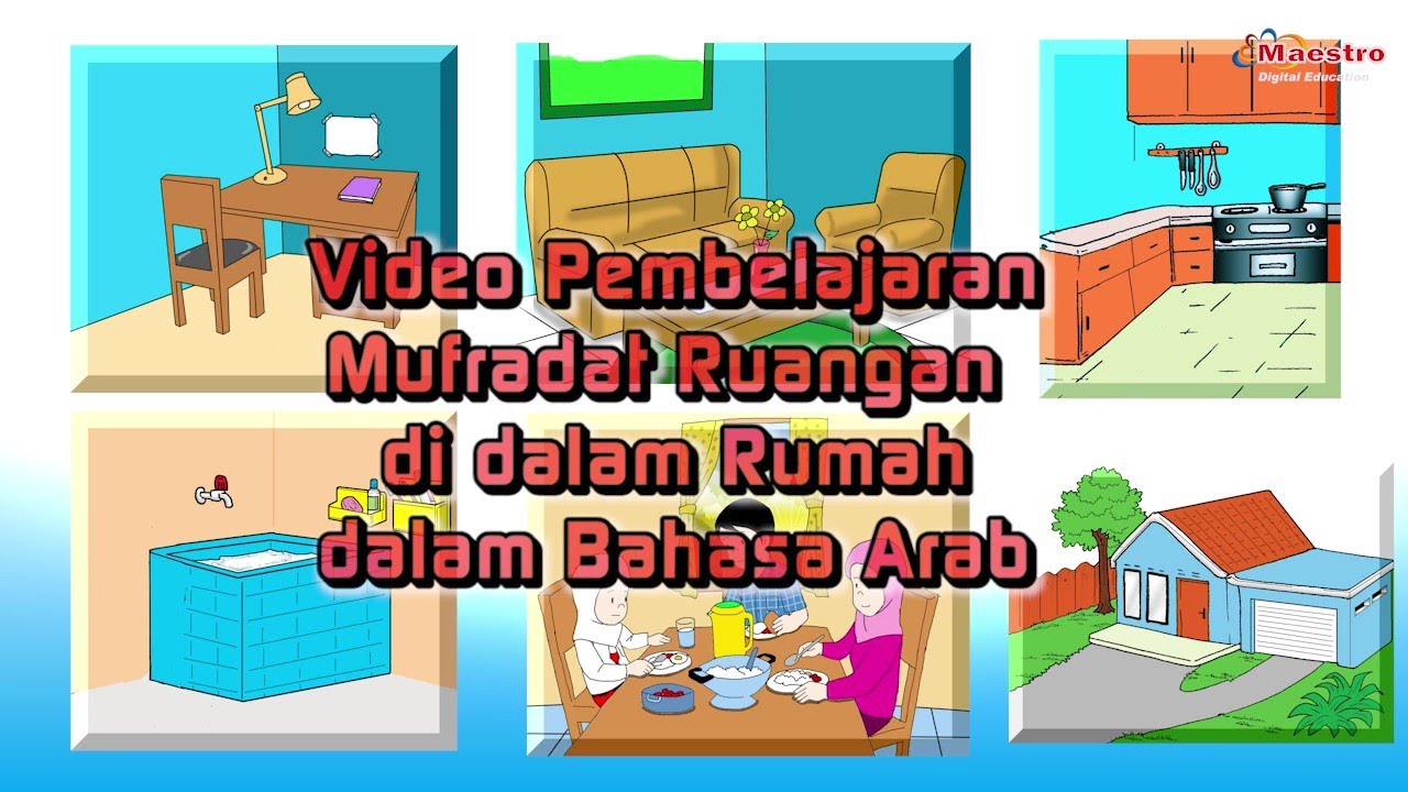 Kosa Kata Ruangan Rumah dalam Bahasa Arab 🏡