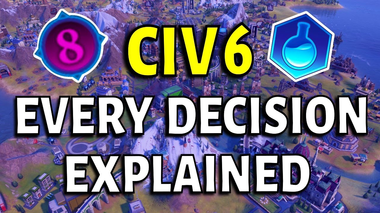 Civ 6 | EVERY DECISION EXPLAINED, The Ultimate Deity Science Playthrough ( Civilization VI #Guide )