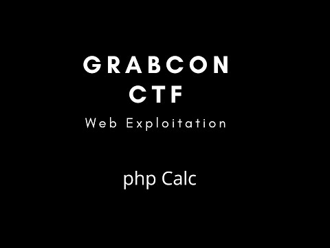 php Calc | Web Exploitation | GrabCON CTF 2021