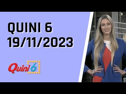 Quini 6 en vivo 19/11/2023 / Resultados del sorteo quini 6 del Domingo 19 de Noviembre del 2023