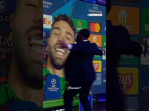 David Raya reveals his favorite UCL Today pundit to the delight of Micah 😘