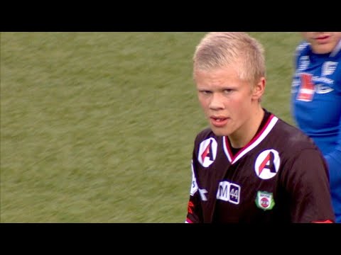 Haaland debut for Bryne i OBOS-ligaen 2016