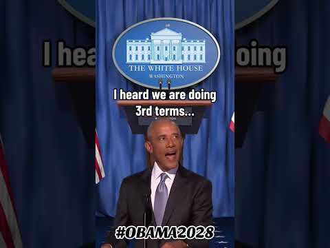 OBAMA FIRED UP 2028 READY BYE BYE TRUMP