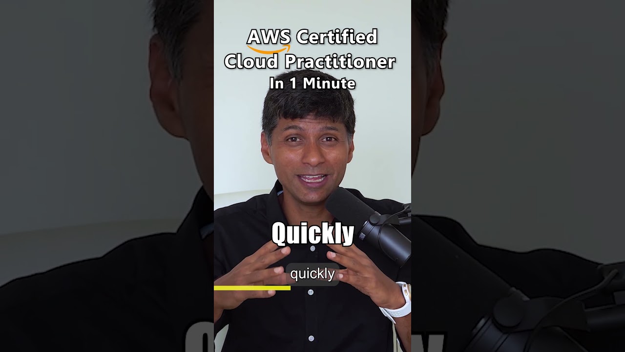 Master AWS Cloud Practitioner in Just 1 Minute! 🚀