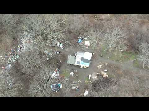 Letňany panorama, lesík, TESCO a okolí, dálnice, Letňany 17.2.2024