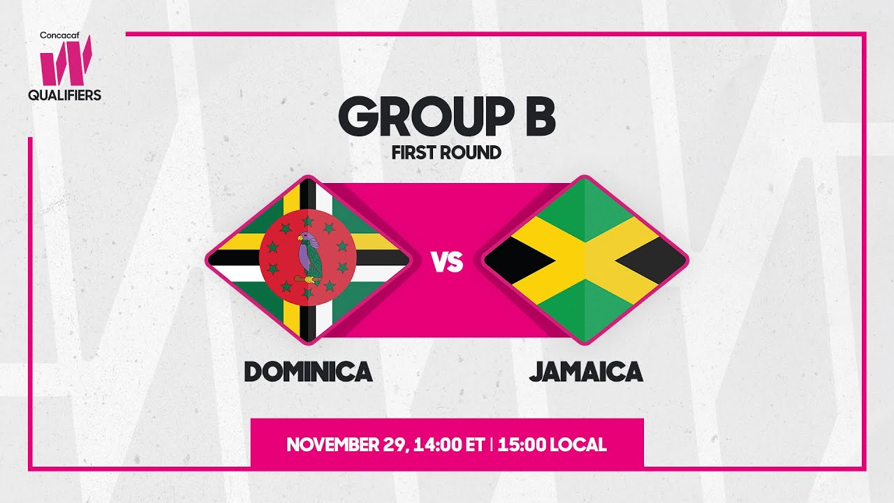 Dominica vs Jamaica | 2025/26 Concacaf W Qualifiers ⚽