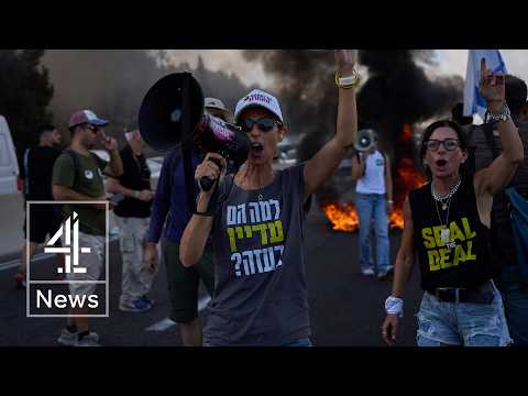 Israelis Protest and Initiate General Strike Over Gaza Plan
