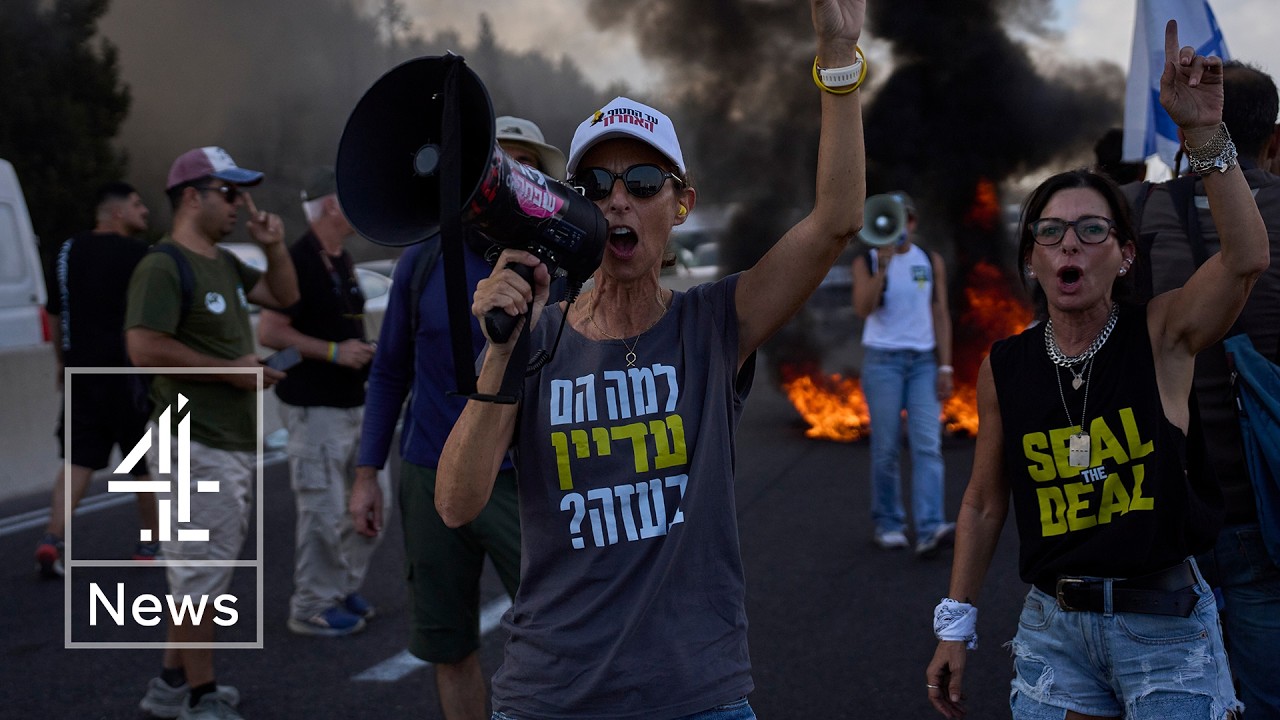 Israelis Protest and Initiate General Strike Over Gaza Plan