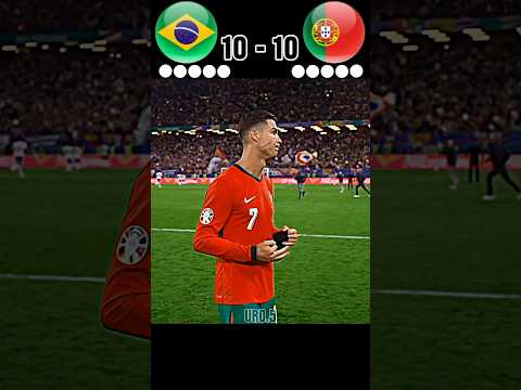 Emotional Penalty Shootout Brazil vs Portugal