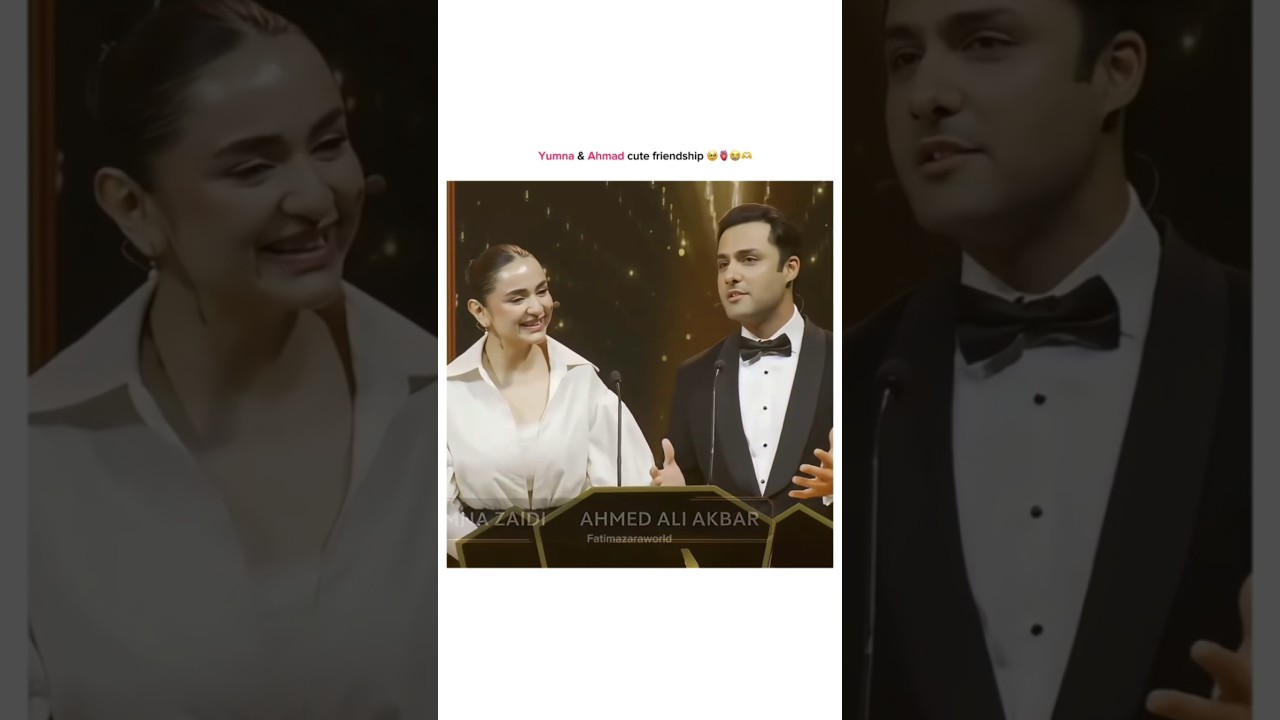 Yumna Zaidi & Ahmed Ali Akbar's Award Show Video 🎬