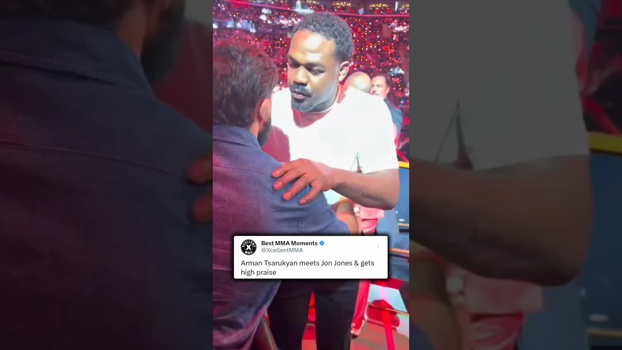 Arman Tsarukyan meets Jon Jones & gets high praise