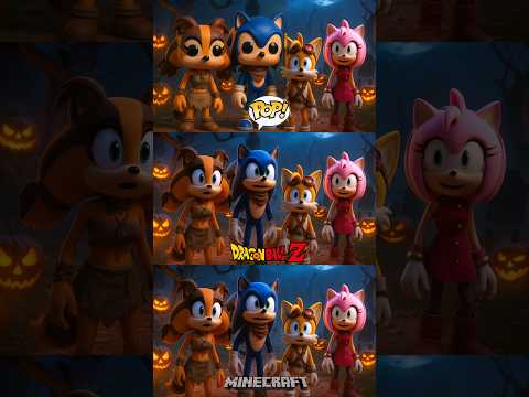 Sonic Team Take on Halloween 👻 🎃 in Sonic movie l Sonic the Hedgehog #sonic #sonicthehedgehog
