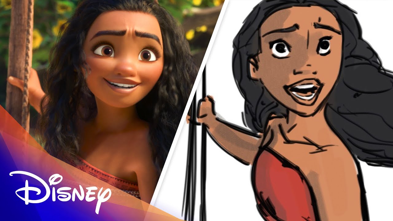 Moana Side by Side | Disney β Watch the Stunning Transformation π¬