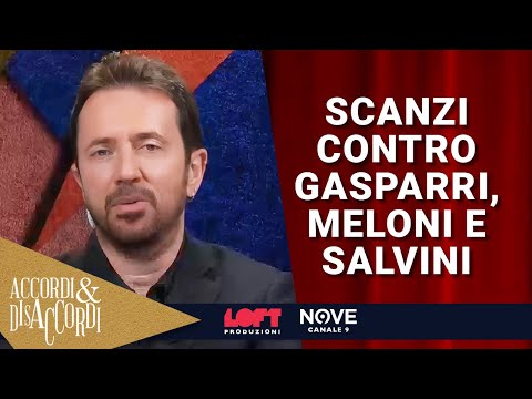Scanzi contro Gasparri, Meloni e Salvini