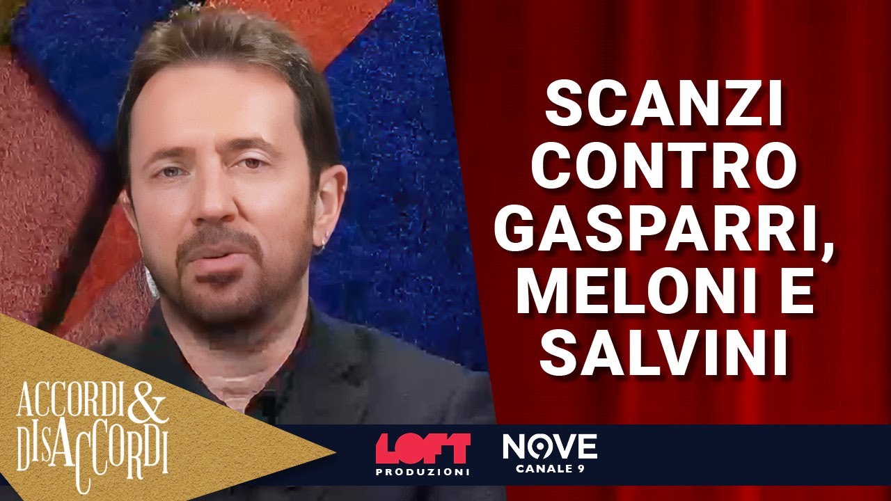 Scanzi's Sharp Critique of Gasparri, Meloni & Salvini 🇮🇹
