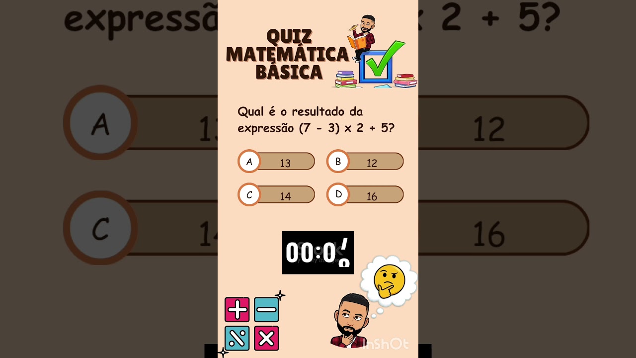 Desafie sua Mente com Este Quiz de Matemática! 🧠