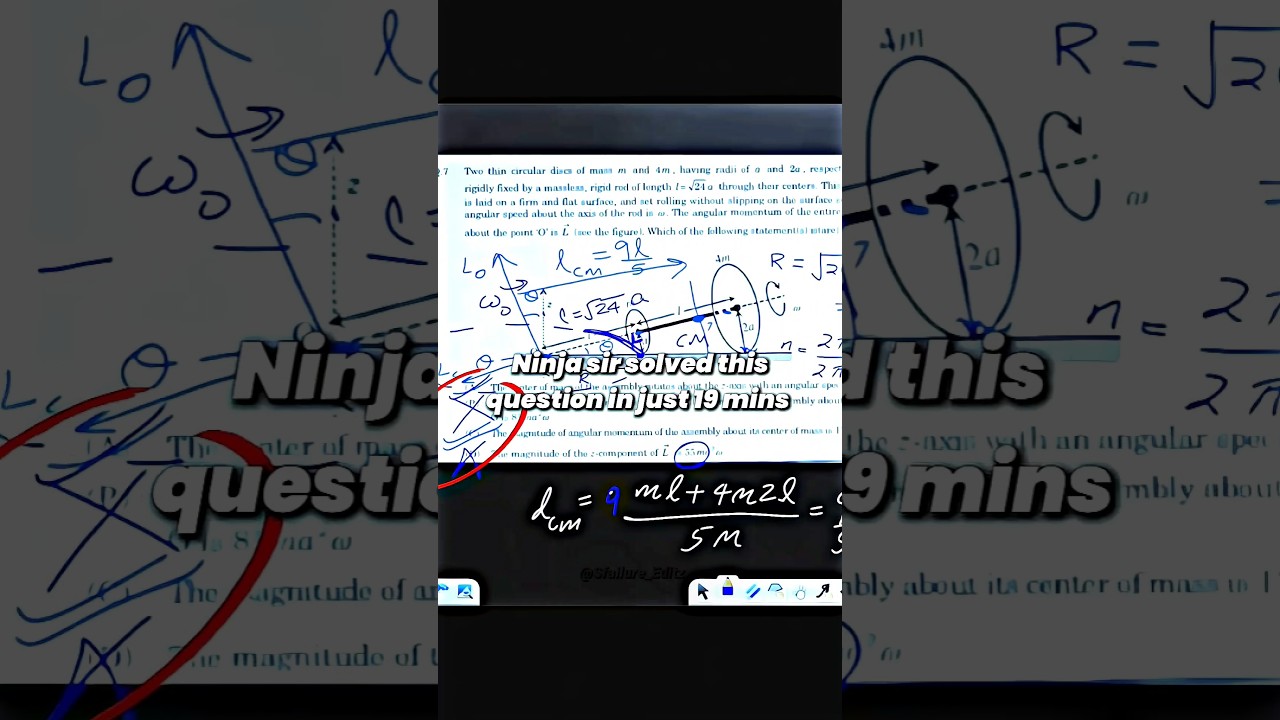 Crack the Toughest JEE Advanced 2016 Question in Minutes! π§