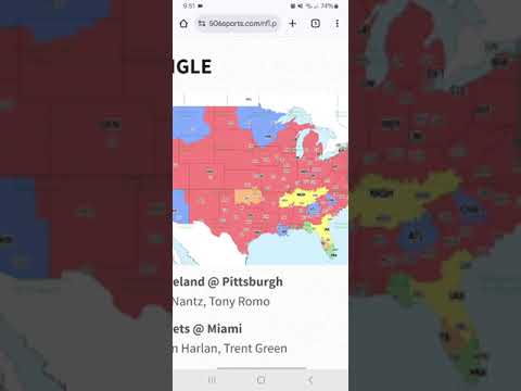 NFL Week 14 2024 TV Coverage Map CBS Single & Fox Early & Late