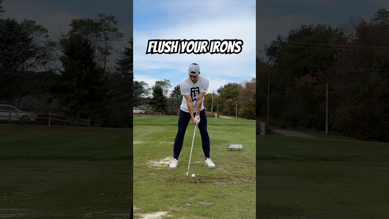 Start compressing the ball, an easy way to flush your irons every time