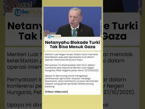 Pasukan Turki Dicegar Israel, Netanyahu Tolak Negara NATO Sekutu Trump Kerahkan Militer ke Gaza