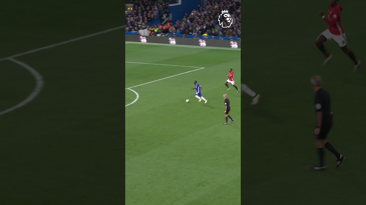 N'Golo Kante's Iconic Chelsea Departure vs Man Utd ⚽