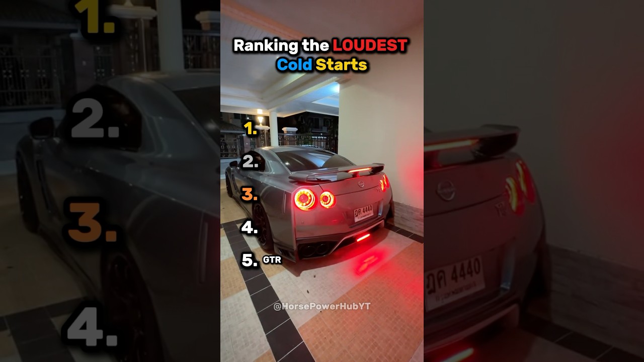 Top 10 Loudest Cold Starts 🚗 | Epic Car Exhausts Ranked