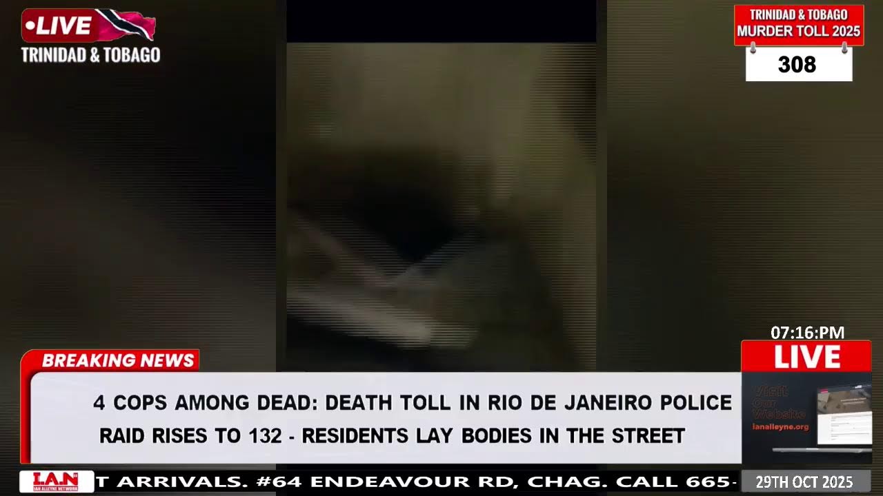 Crime Watch Live: Major Hurricane Devastates Caribbean with 25 Dead 🌪️ (October 29, 2025)