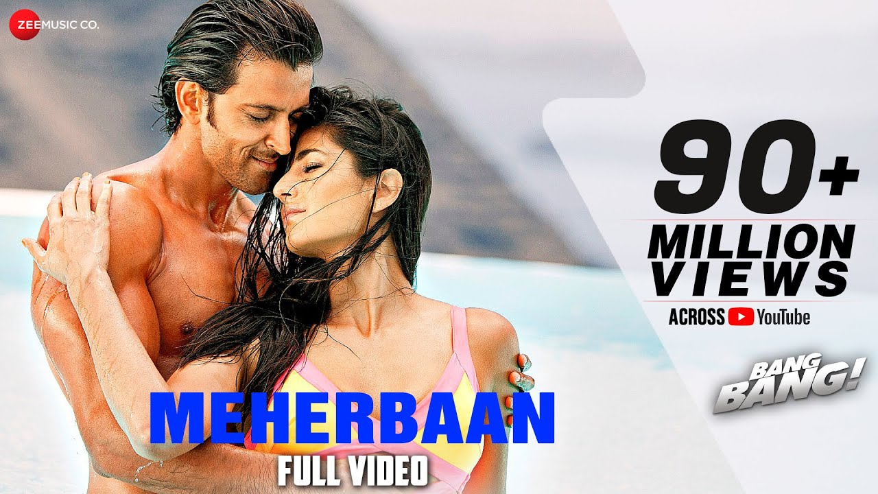 Meherbaan Full Video | BANG BANG! | Hrithik Roshan & Katrina Kaif 🎶