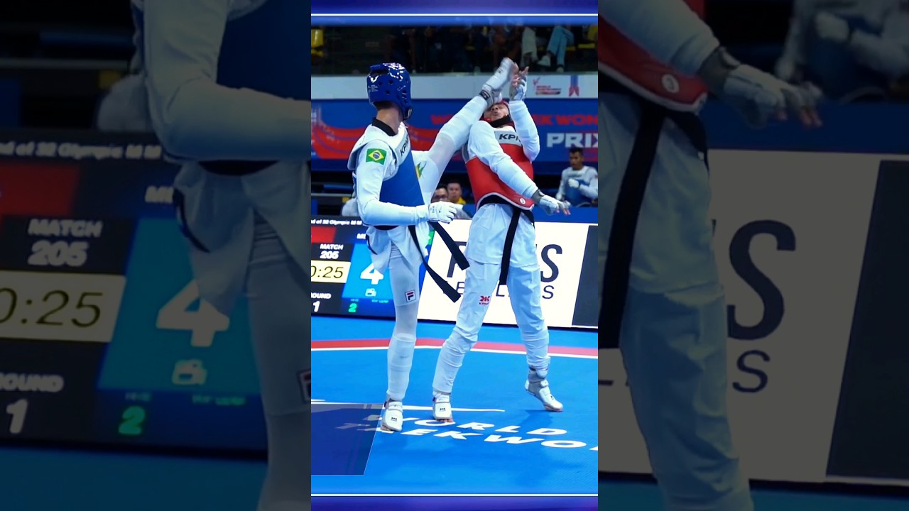 Epic Taekwondo Headshot! 🔥 Watch the Skill in Action