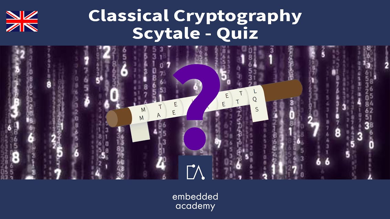 Master Classical Cryptography with the Scytale Cipher 🗝️ | Embedded Academy Quiz & Tutorial