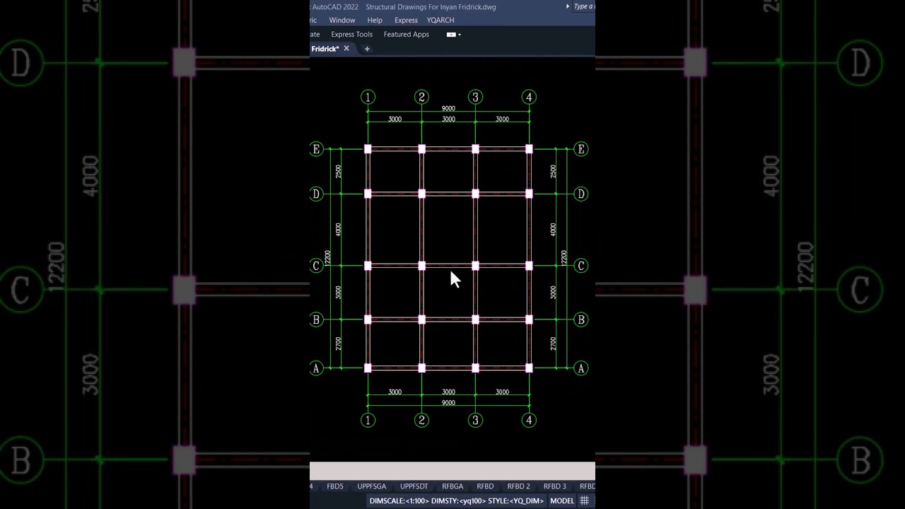 Quick AutoCAD Structural Plan Drawing Hack β‘