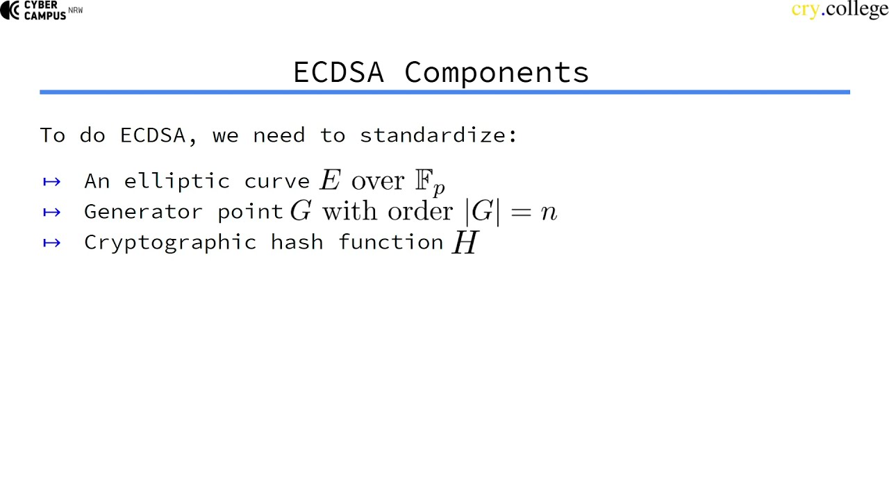 ECDSA Basics: Building Signatures with Elliptic Curves