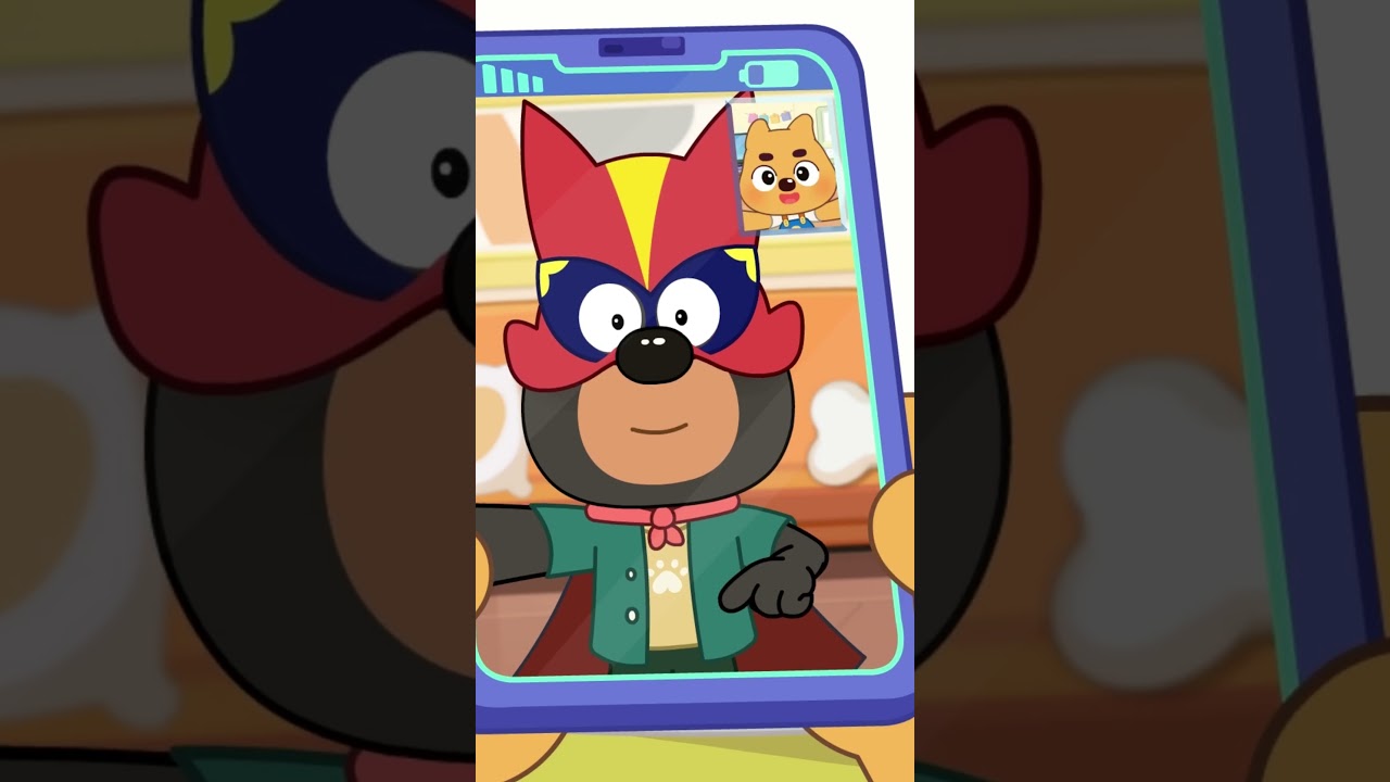 Kids Cartoon Sheriff Labrador Filters 😂 #shorts