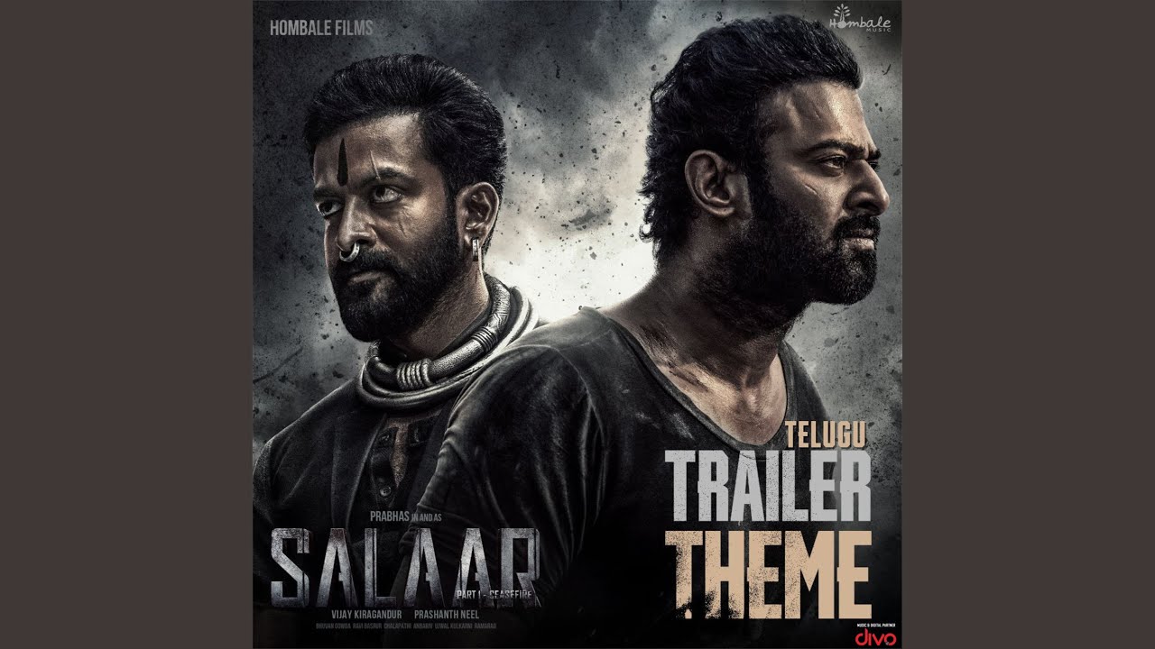 Salaar Cease Fire Telugu Trailer Theme 🎬 | Intense Music & Action Preview