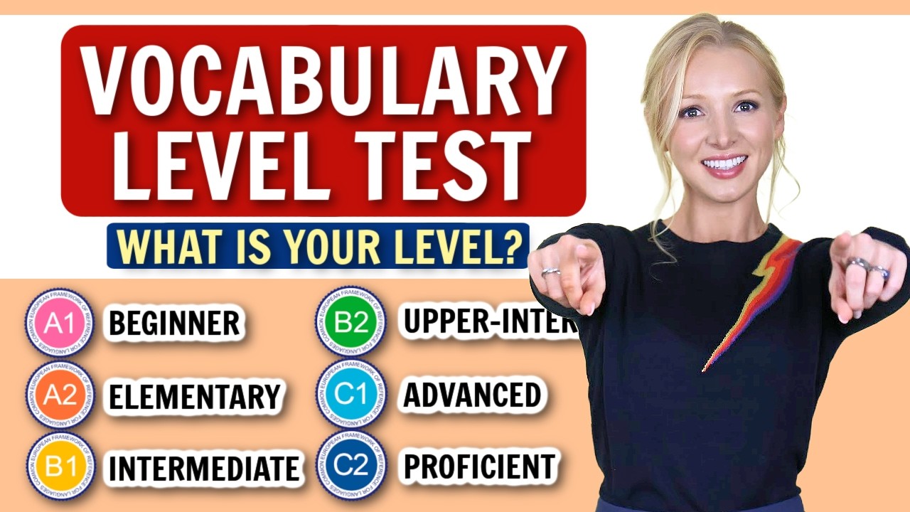 What is YOUR English vocabulary level? Take this test!