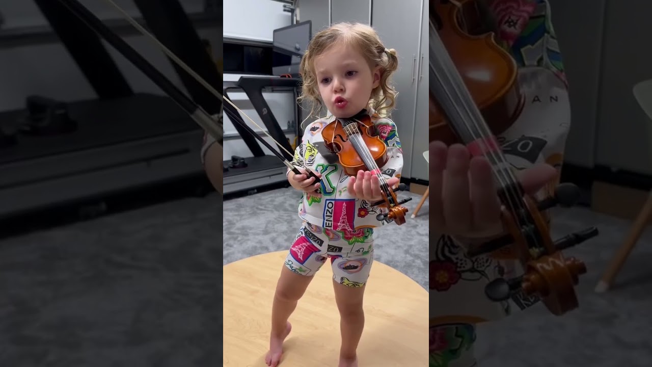 Young Violinist Angelica's Home Performance 🎻