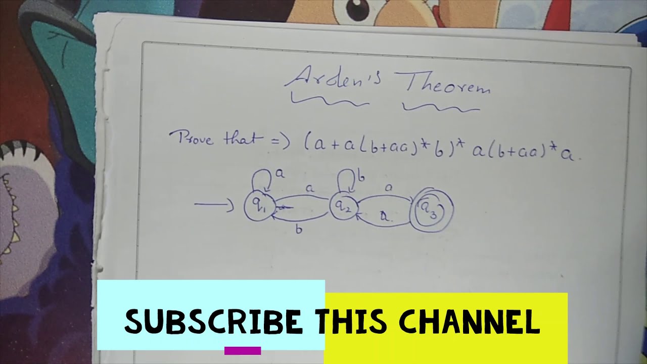 Arden's Theorem & Automata to Regex in Hindi 📘