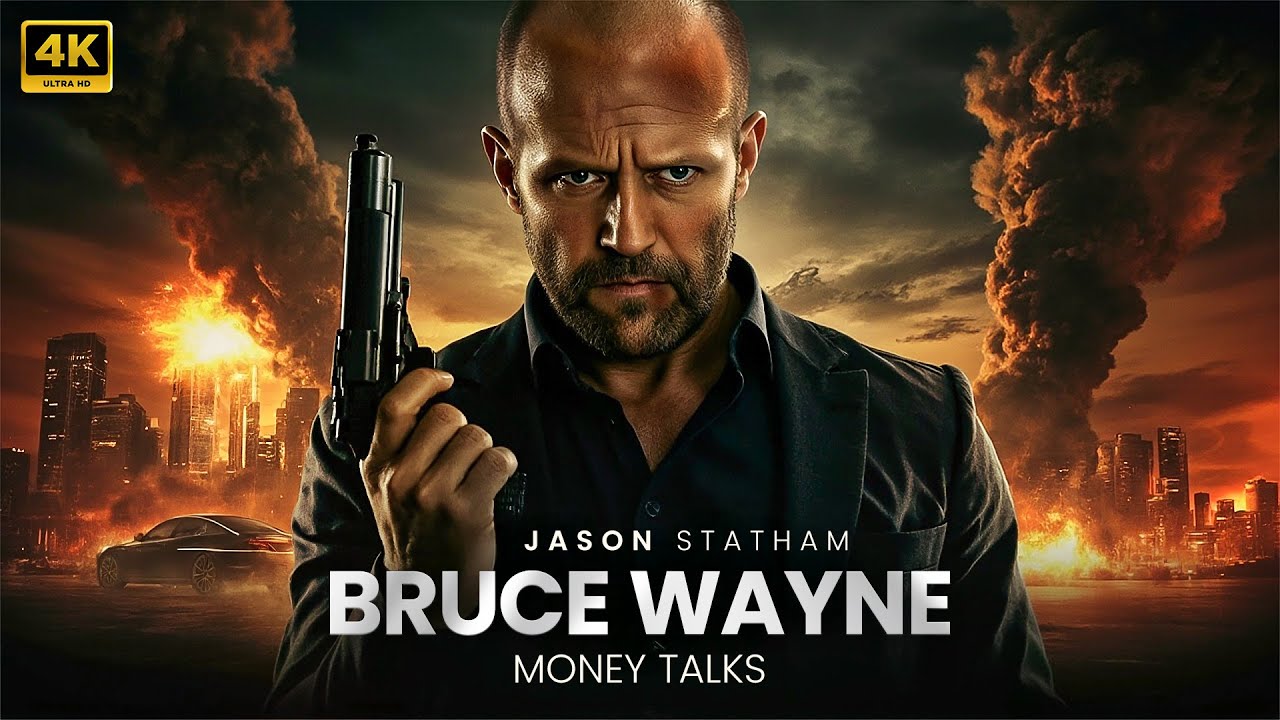 Bruce Wayne Action Movie Concept with Jason Statham 🎬