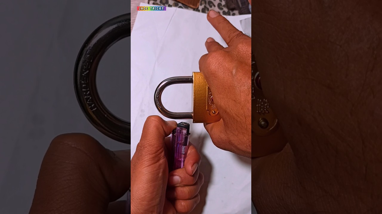 Unlock Locks Easily with a Lighter 🔥 | Simple DIY Trick