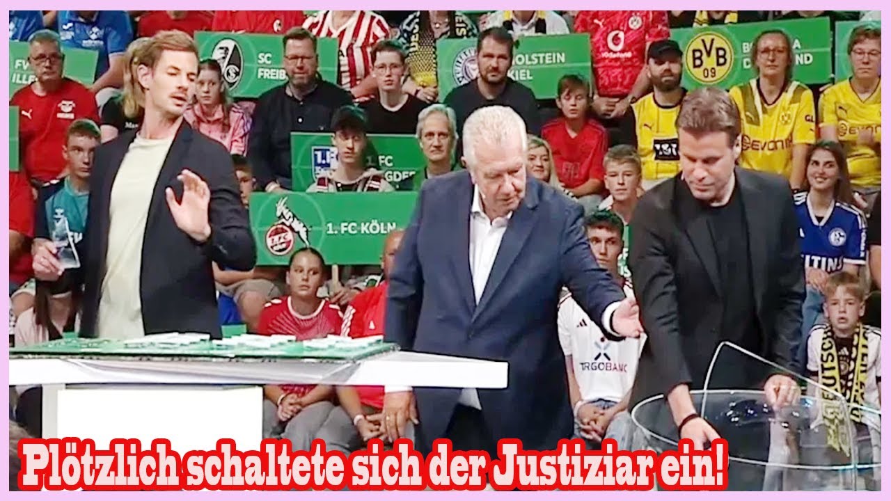 Pokal-Auslosung sorgt für Verwirrung: Plötzlicher Eingriff des Justiziars schockt Fans ⚽