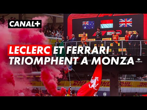 La victoire et la célébration de Charles Leclerc à Monza !