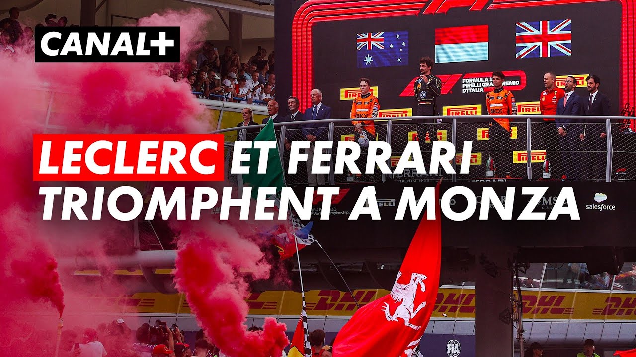 Charles Leclerc Triomphe et Fête à Monza 🏁