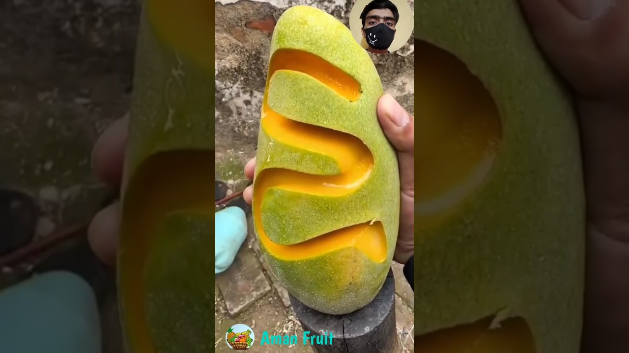 Amazing Mango Fruit Cutting Trick! 🥭 Watch This Magic Moment