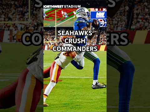 THIS IS WHY The Seahawks CRUSHED The Commanders #seahawks #nfl #shorts